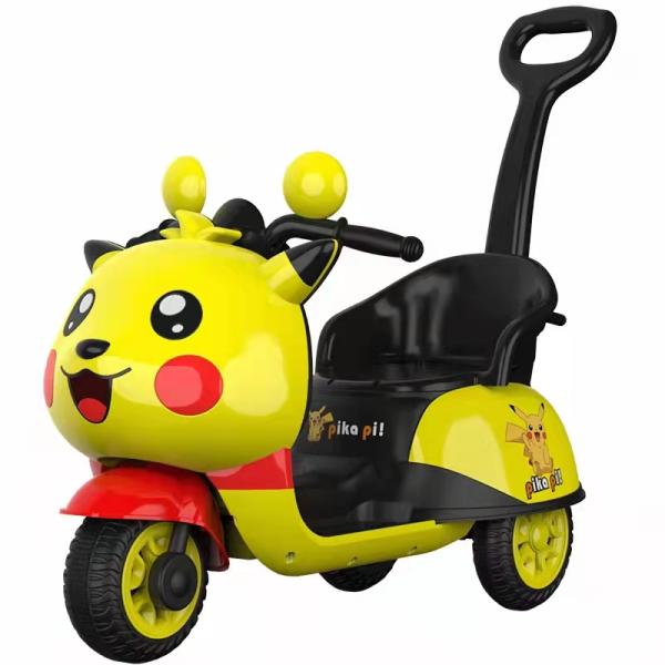 MP3 Музыкальные песни Светодиодные светодиоды Игрушки 6в Электрический мотоцикл Автомобиль для детей Желтый Синий Розовый