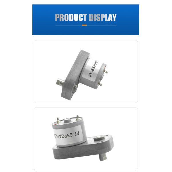 High Precision Flat Gear Motor 24V 6V 12V High Torque Low Rpm Energy Saving