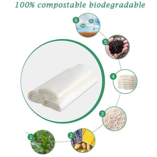 Ecological Products Disposable For Trash Can Home And Kitchen Wastebasket Compostable Good Household