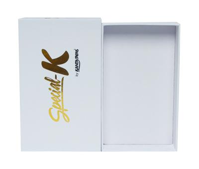 Aluminium blanc de carton emboutissant des caisses d'emballage de l'électronique pour la cigarette électronique