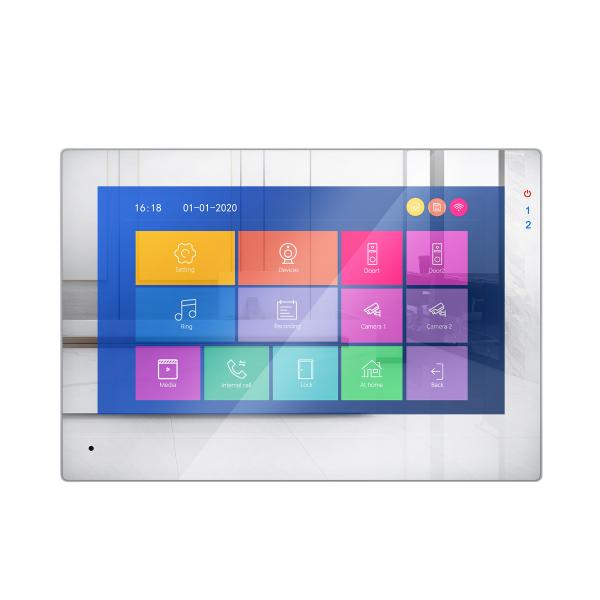 HD 2.0MP Wireless WiFi Video Intercom color video door phone intercom Works with Mobile Phone by APP Tuya