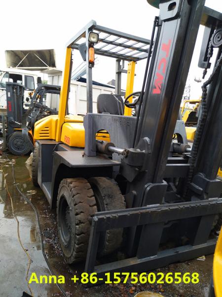 Japan TCM FD50 Second Hand Fork Lift Trucks 5 Ton Hydraulic System