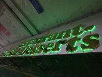 O restaurante conduziu letras de canal reverso retroiluminadas da montagem do parafuso do sinal M4 da letra
