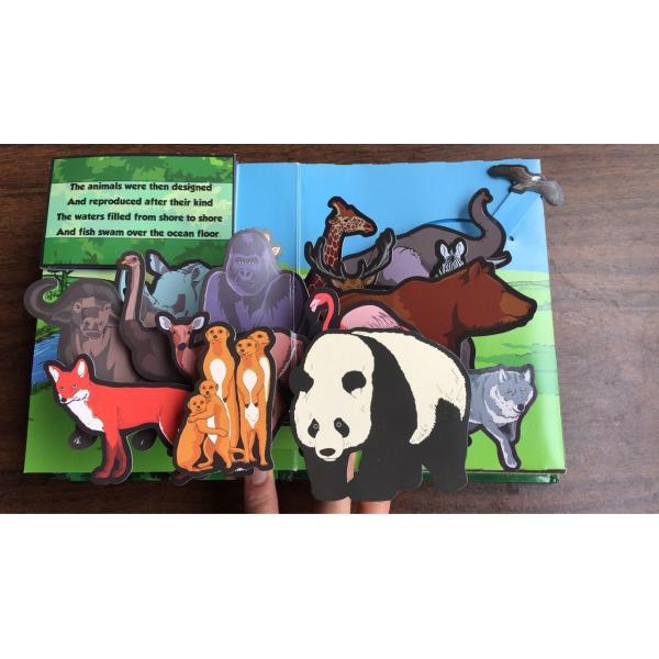 Full Color Education Children'S 3D Books / Commercial 3d Animal Book