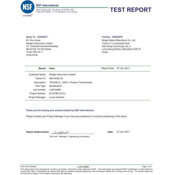Профессиональная шкала термометра мяса тарировки загерметизированная держит вне грязь и грязь