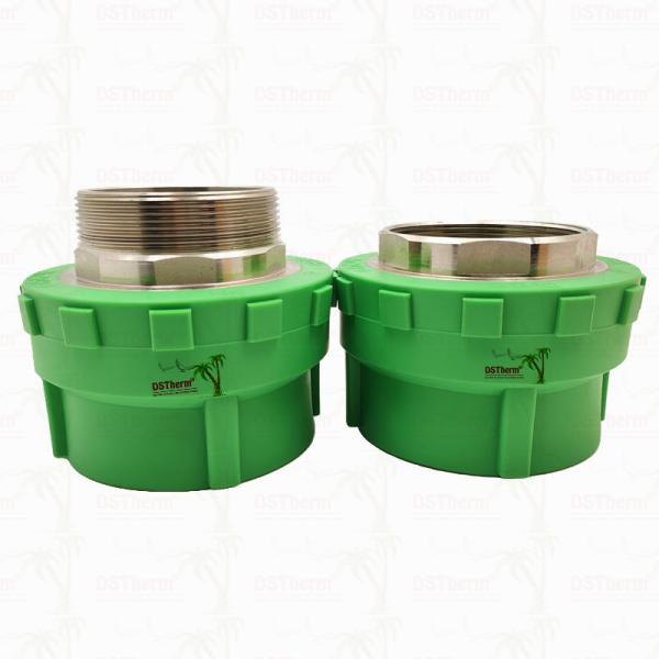 Raccord fileté mâle PPR en plastique pour tuyau PPR, raccords 75*2 1/2 Taille personnalisée