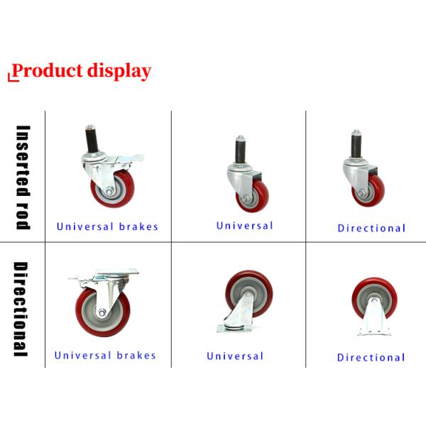 3 дюймовые пластиковые троллейбусы из ПУ кастора мебель кастора колеса