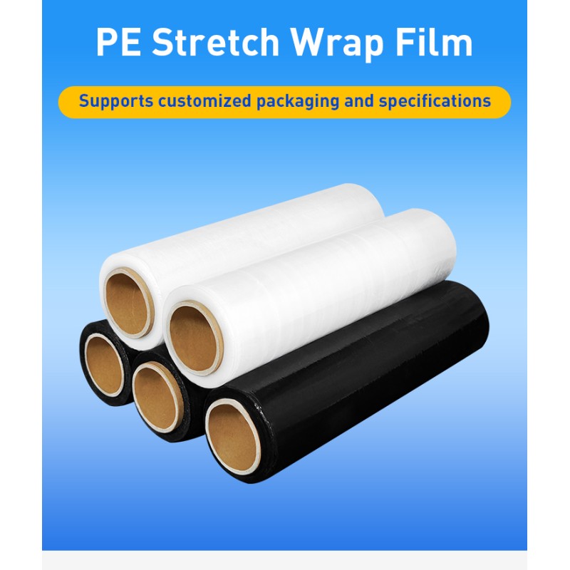 Green Colored LLDPE Stretch Wrap Film High Puncture Resistance Pallet Wrap