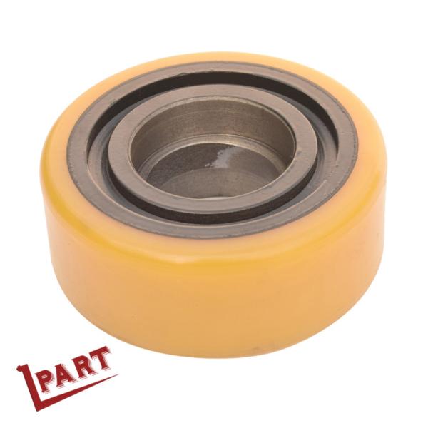 Width 40mm Balance Polyurethane Load Wheels For Forklift Pallet Truck
