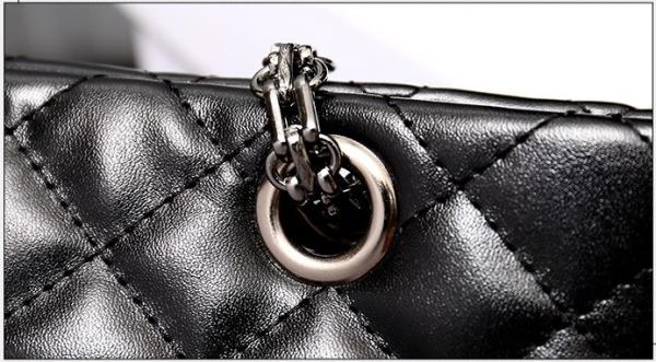 ODM Polyester Lining Shoulder Polyurethane Tote Bag With Hasp