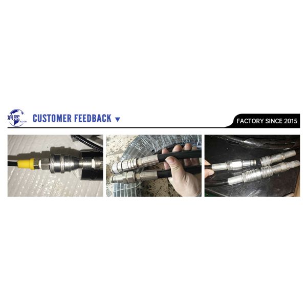 Self Lock 1/4 Quick Release Coupling 5000 Psi High Pressure Quick Connect Fittings