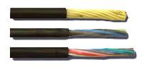 Non-Flexible Multi Cores Round Flat Crane Cable ，Pvc Insulated 4 x 16C