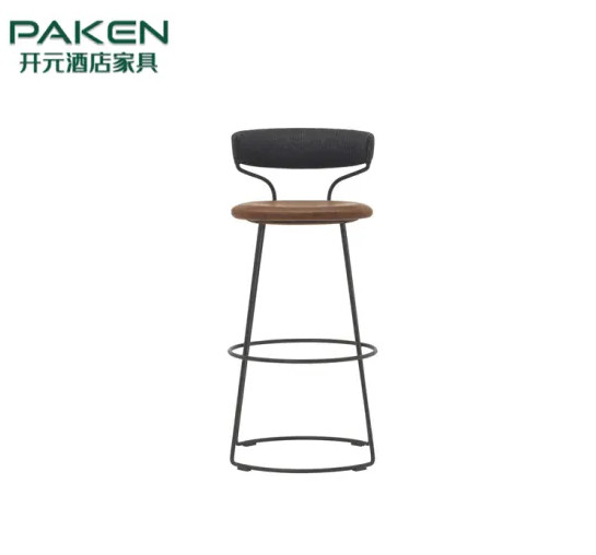 OHSAS18001 Melamine Surface Hotel Bar Counter Chair