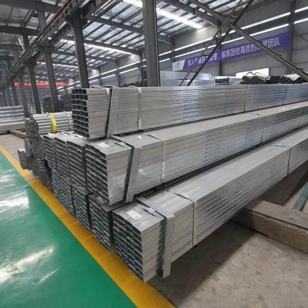 Z60g Galvanized Steel Rectangular Tube Seamless ASTM A106 10*30mm