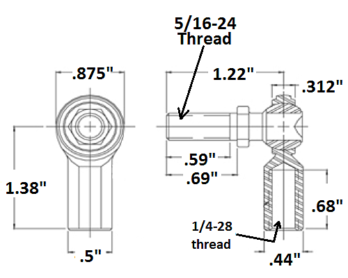 Тяжелое шаровое соединение из нержавеющей стали шаровое соединение 14 - 28