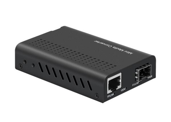 10/100 Base TX to 100 Base FX Fiber Media Converter With DIP Switch , Full Duplex