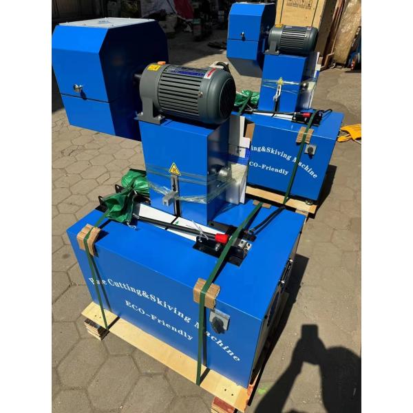 105 Kg 6-51mm Blue Skiving 4 Layers Electric Rubber Hose Cutting Machine With