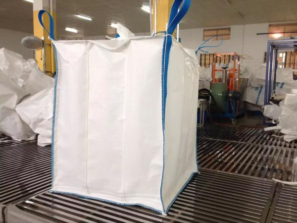 2 ton 4-panel baffle big Q bag , Sand / Flour / Rice Flexible FIBC Jumbo Bags