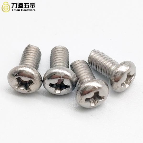 Stainless steel 304 stainless steel round head screw pan head cross machine tooth screws
