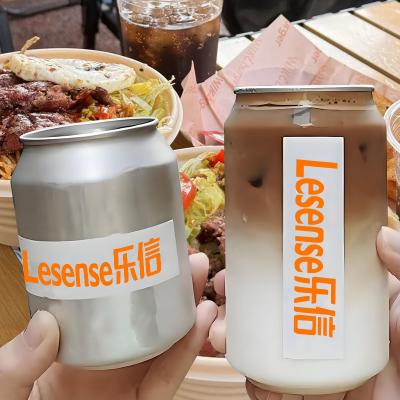 350ml 650ml PET Plastic Beverage Bottles With Aluminum Pull Ring For Cold Brew Coffee Tea