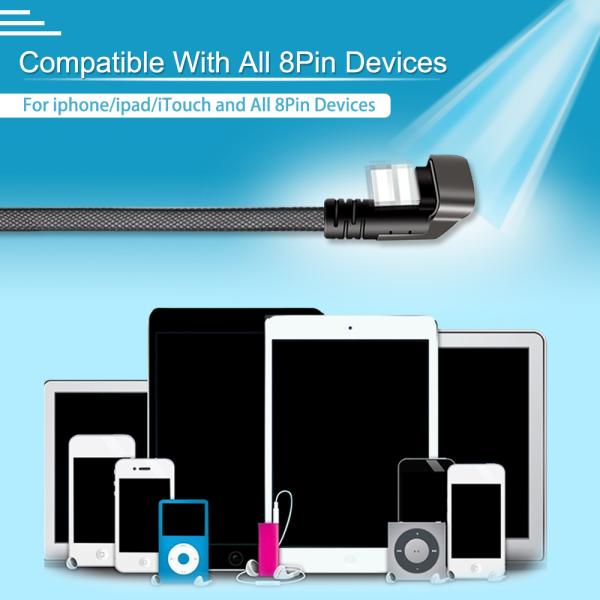 High Speed Iphone 5s USB Data Cable For Fast Charging Nylon Braided 2.1A