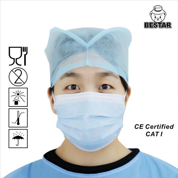 FDA Doctor Surgical Disposable Nonwoven Cap With Ties