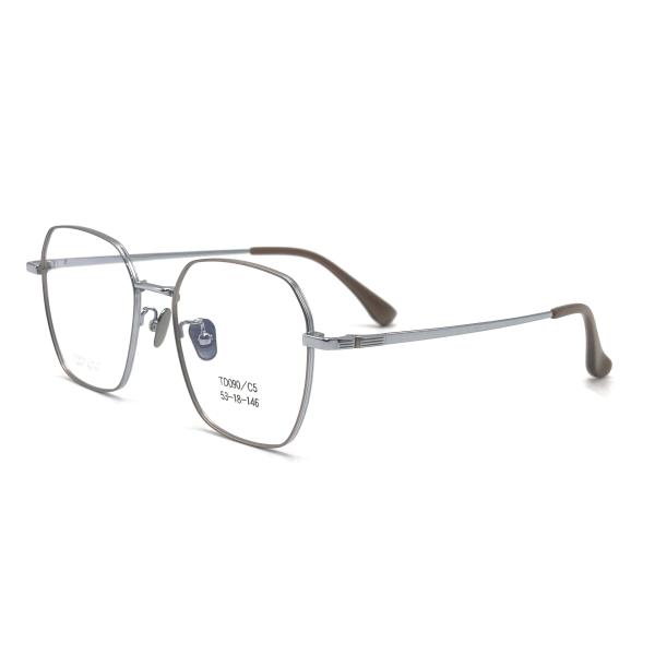 TD090 Titanium Optical Frame with Flexible Hinges for a Perfect Fit