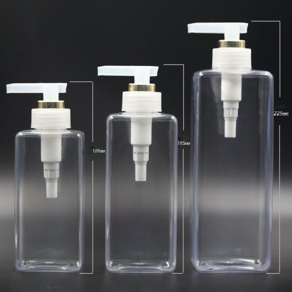 Shampoo hair conditioner bottles Body lotion bottle custom pet sifang plastic bottles 400,500,760 ml