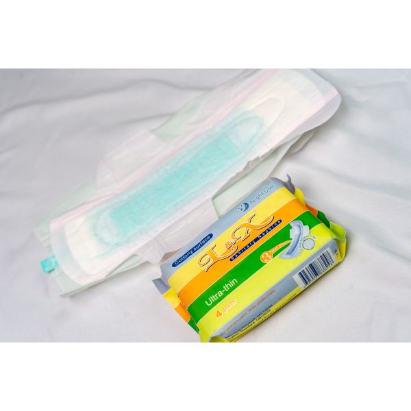Extra Protection Night Use Sanitary Napkin 3 Layer SAP Soft And Dry Sanitary Napkins