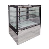 Caixa refrigerada baixa de aço inoxidável do queque da exposição da padaria