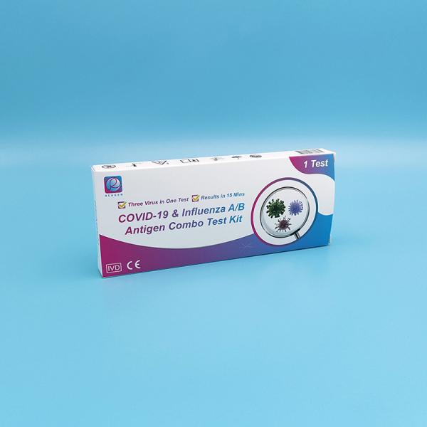 SARS-CoV-2 & Flu A/B Antigen Rapid Test Kit Blood / Urine / Saliva Sample Type