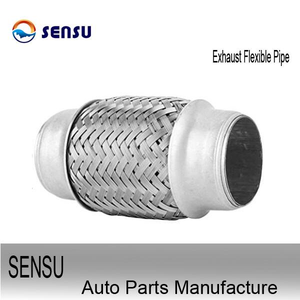 Double  Mesh Braids Stainless Steel Exhaust Flex Pipe 51mm*100mm