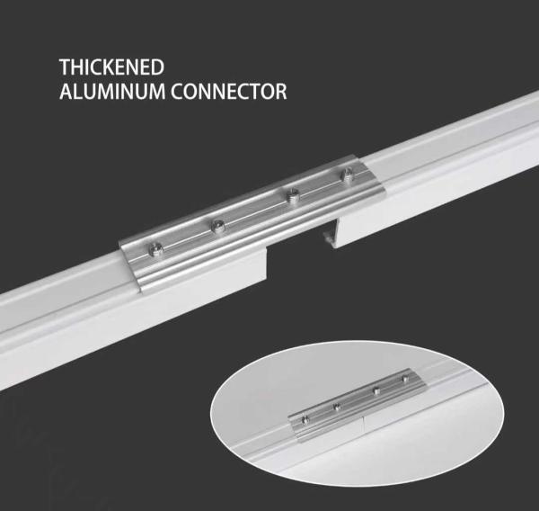 Smooth Sliding Ceiling Curtain Tracks Wall Mounted Curtain Track Systems