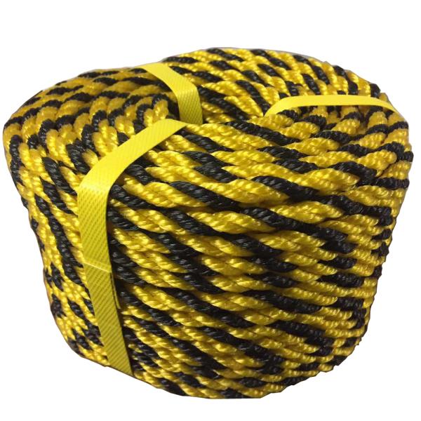 Tiger Rope 3 Strand Polyethylene PE Material Twisted Rope for Heaving Line
