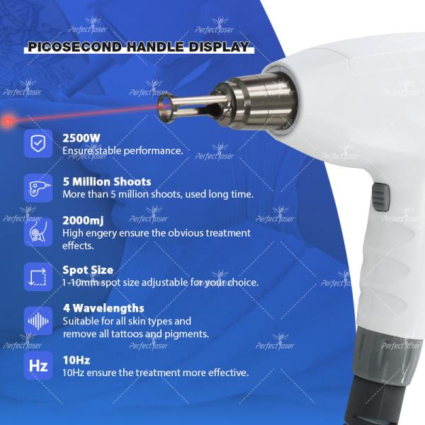 532nm 755nm 1320nm Picosecond Laser Tattoo Removal Machine For Pigmentation Removal