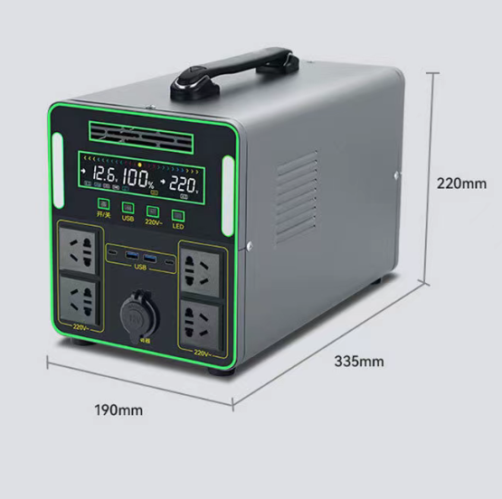 YF04 1000W Solar Generator 921Wh Portable Power Station Emergency Backup For Home Blackout Camping RV