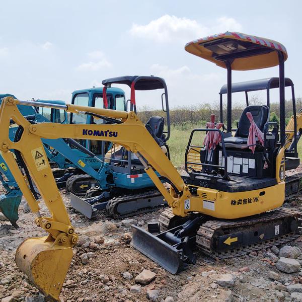 Mini Tipo Usado Komatsu Pc18MR Excavadora Excavadora 1.8Ton Motor Diesel