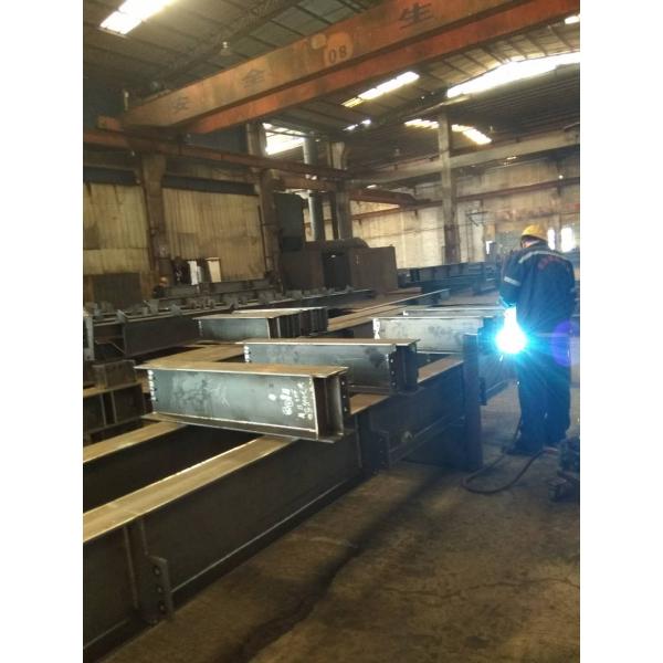 Hot - Dip Galvanized Industrial Steel Structures / Steel Warehouse Buildings