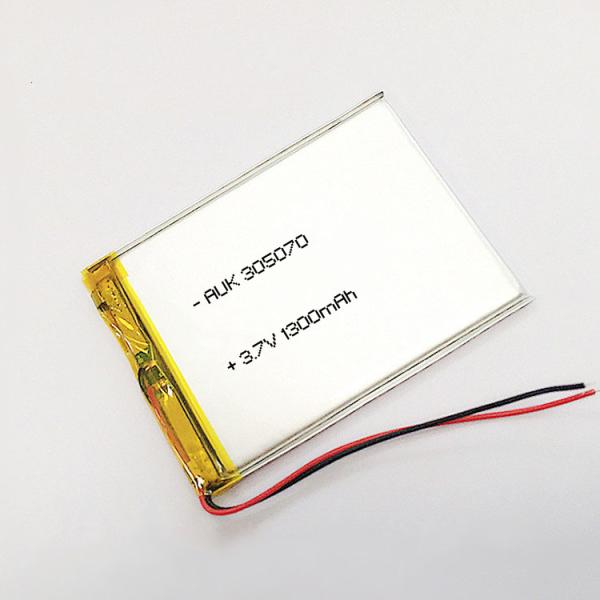Безопасность Липо аккумулятор 3.7v 1300mah Малый аккумулятор 305070