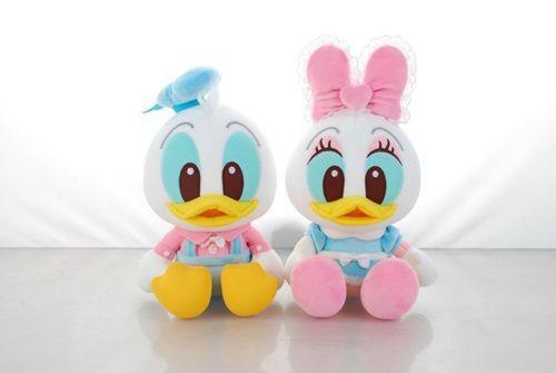 Disney Donald Duck And Daisy With Foam Particle Material / Nanoparticles Disney Stuffed Toys