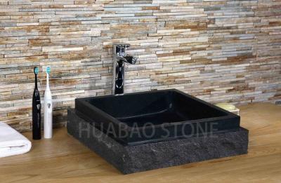 Natural Granite Bathroom Sink Basin Fashion Designs Non Metal Rectangular Shapes