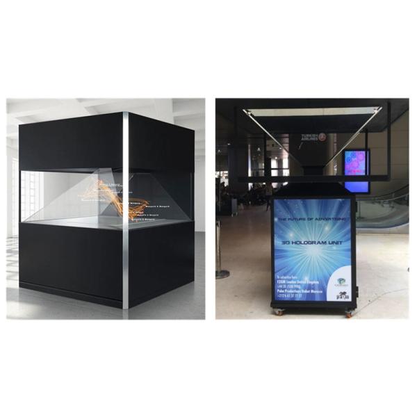 Большие 4 встали на сторону голографический игрок 2x2 m рекламы Holo дисплея 4K для розницы
