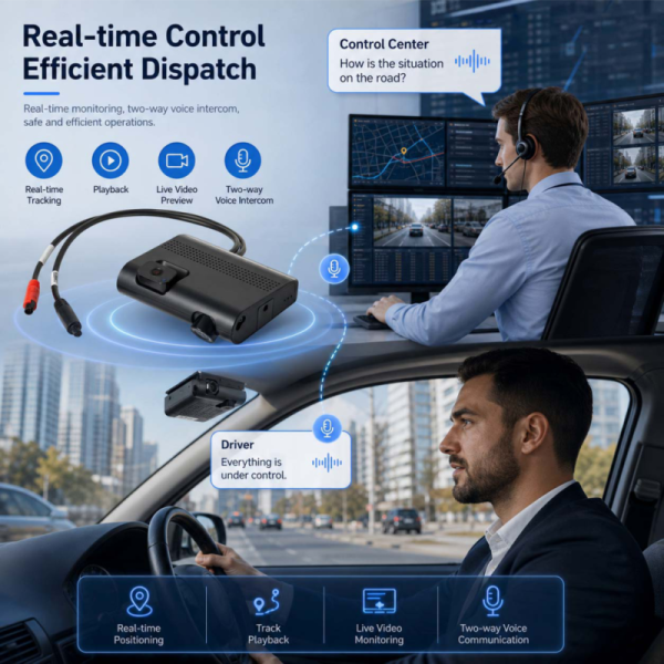 VC-4CH 4G AI Video Telematics Dashcam