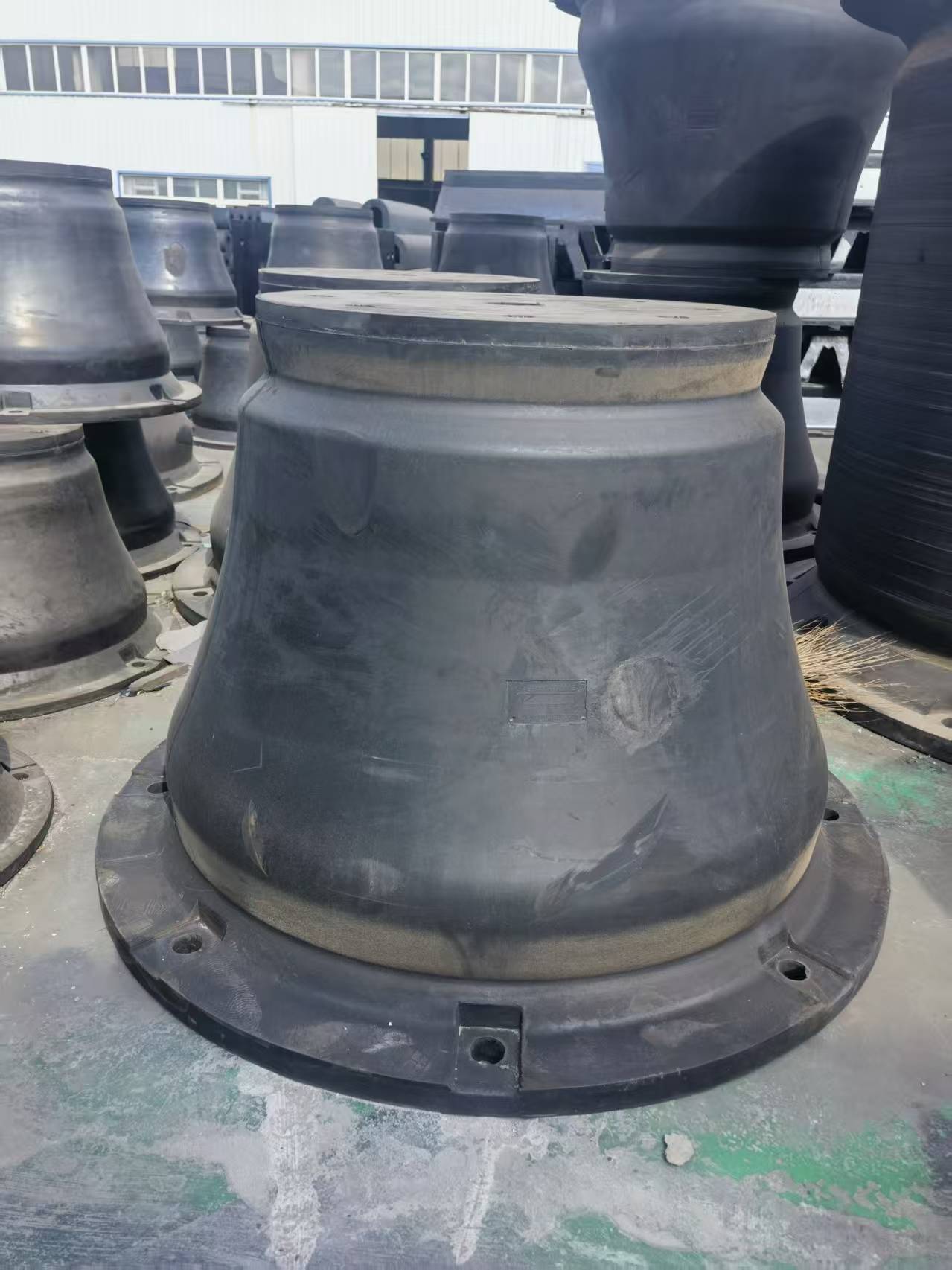 CCS Certified Cone Rubber Fender SGS Approved Durable Marine Dock Protection Equipment for Ship Berthing and Mooring Applications