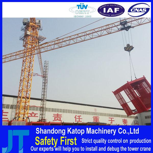 1. 4T new condition QTZ40 (4808) mini Single-gyration tower crane hot sale in India