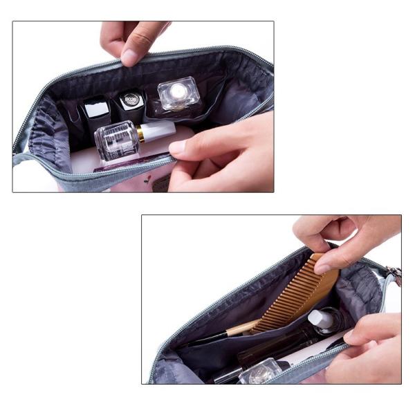 Fashion Hanging Cosmetic Bag With Zipper Toiletry Bag Lady Cute Portable