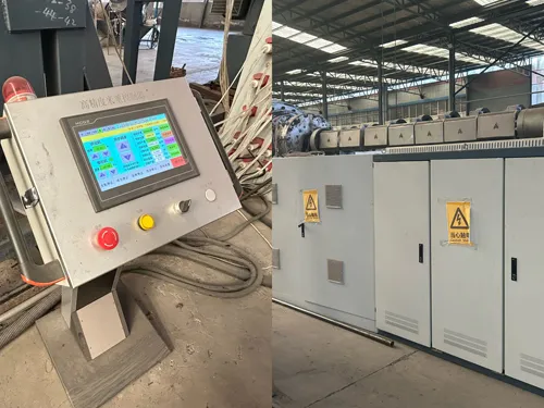 Plastic PE Preinsulated Pipe Machine / HDPE Jacket Pipe / Sleeve Pipe Tube Making Machine Extrusion Production Line