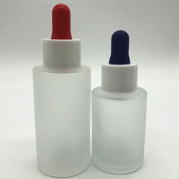 Frosted White Essential Oil Dropper Bottles Nontoxic K1004 15ml 30ml