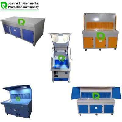 Steel Construction Downdraft Bench Durable Down Draft Sanding Tables