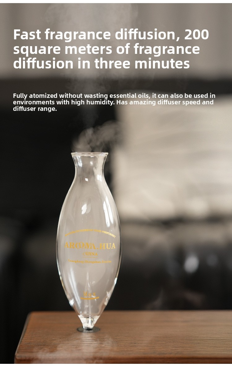 Wood Construction Vintage Aroma Diffuser 0.5L Capacity Ultra Quietly For Home Hotel